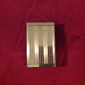 ROGERS "SLYDE-LOK" VINTAGE - BRASS BOX CIGARETTE HOLDER